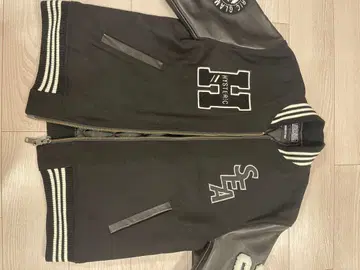 HYSTERIC GLAMOUR 바시티 자켓 블랙 L