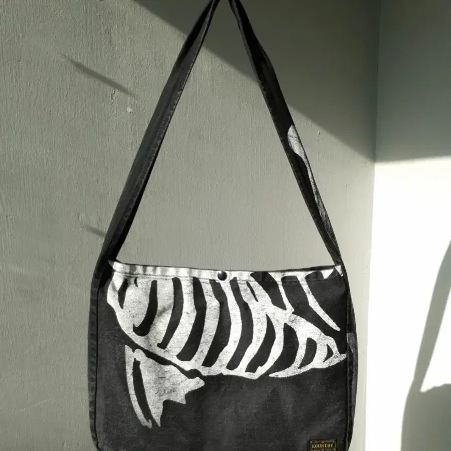KAPITAL denim Bone Print Book Bag | Bunjang Global