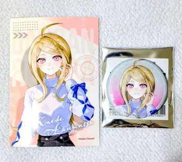 로손 오리지널 굿즈 단간론파 L판 브로마이드/캔뱃지(아카마츠 카에데)