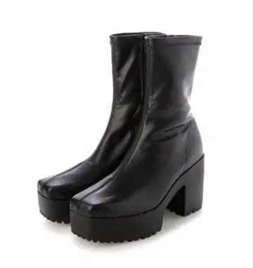 [ EVOL ] 통굽 스퀘어 소프트 스트레치 부츠 LL