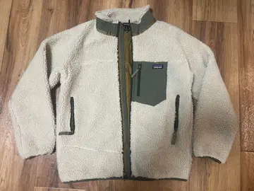 Patagonia 플리스 자켓 XL 아이보리/올리브