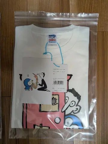 DORAEMON & Jean Jullien T셔츠 어디로든 문 L