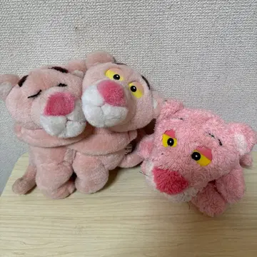 레트로 핑크 팬서 봉제 인형 안고 폭신폭신 2개