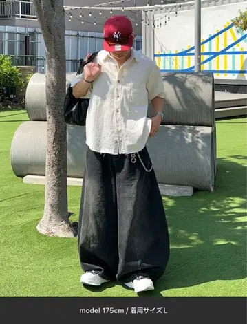 MandO (Antie Rosa)/워시드 와이드 벌룬 와이드 팬츠