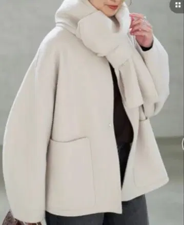 Spick & Span 비버 스톨 세트 코트