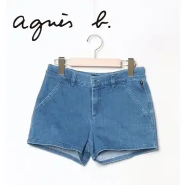 아그네스베 agnes b. 데님 숏팬츠 36 블루 데님