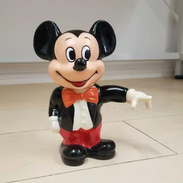 도쿄 디즈니랜드 미키마우스 저금통 소프트 비닐 인형