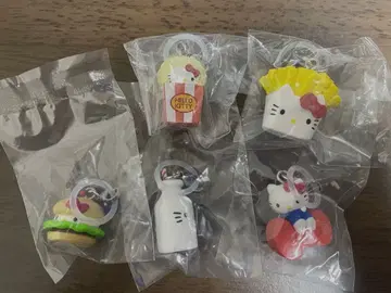 헬로키티 아메리칸 디자인 메지루시 액세서리 가챠 컴플리트