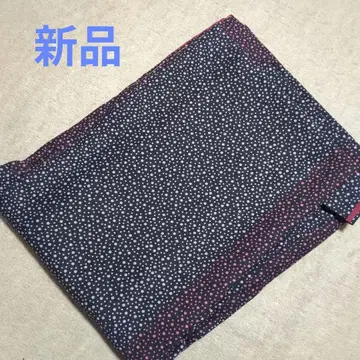 새상품 코몬 도트 무늬 기모노 네이비