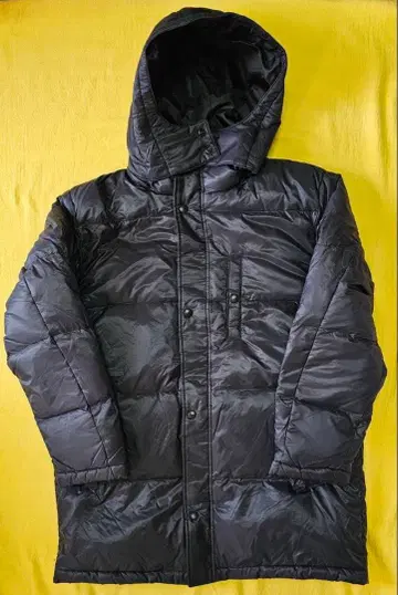 [ 새상품 ] DUNLOP 후드 부착 다운 자켓 L 사이즈 블랙