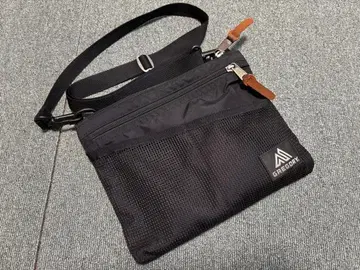 GREGORY 사코슈 숄더백 블랙