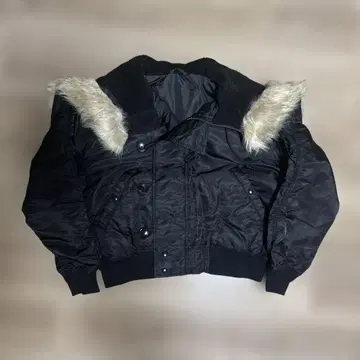 military type N2B flight jacket black