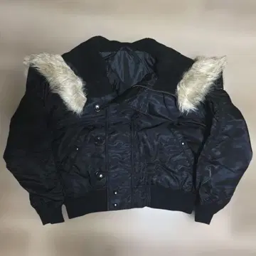 military type N2B flight jacket black