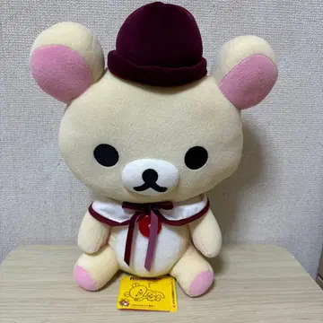 코리락쿠마 클래식 리본 봉제 인형 XL 봉제 인형 산엑스