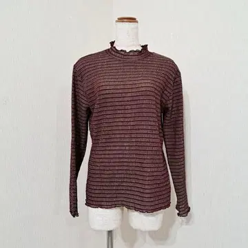 Bashfeung Elegance 멜로우 풀오버 보더 긴팔 [ L ]