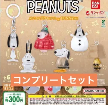 PEANUTS 메지루시 액세서리 FUNNY ver. 총 6종 컴프