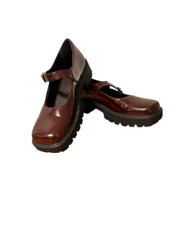 키다리 아저씨 by 멜리 제인 슈즈 에나멜 브라운 L 사이즈