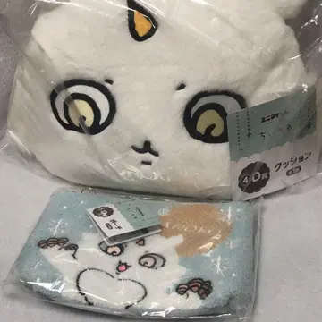 치이카와 (먼작귀) 에니마이 복권 D상 쿠션, 파우치 (아노코)