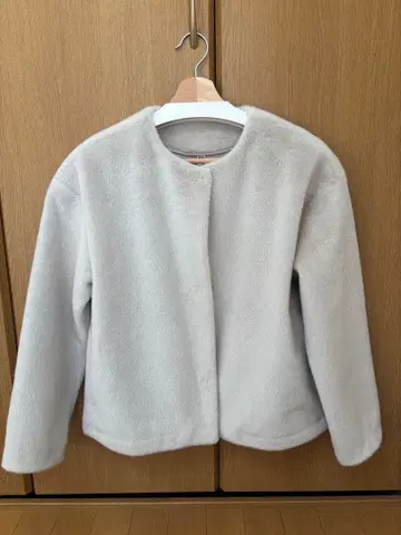 노카라 플리스 자켓 L 라이트 그레이