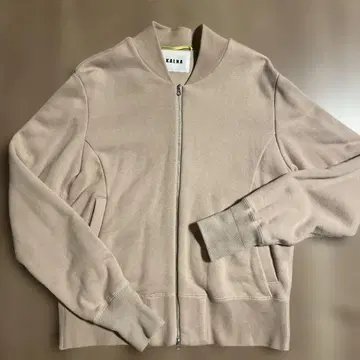 KALNA 베이지 집업 맨투맨 자켓
