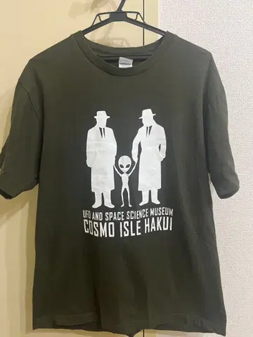Printstar 코스모 아일 하쿠이 잡힌 외계인 티셔츠 L