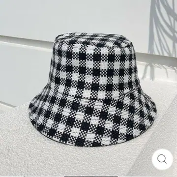 새상품 salang 리버서블 버킷햇 화이트 블랙 모노톤 현행 버킷햇