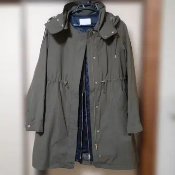 anysis 카키 멀티웨이 모즈 코트