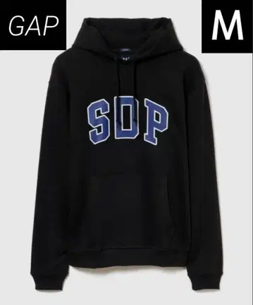 GAP SDP 스차다라파 한정판 콜라보 아치 로고 후디 블랙 M