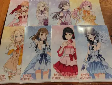 하스노소라 여학원 스쿨 아이돌 클럽 세븐일레븐 클리어 파일 전 8종