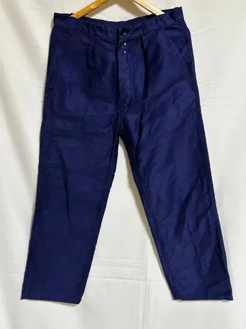 몰스킨 팬츠 블루 프랑스 프렌치 워크