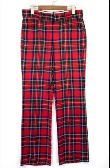 [ 60s~70s ] Gary's 타탄 체크 팬츠 구제 의류