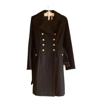 [새상품급] INGNI 블랙 더블 브레스트 롱 코트