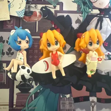 에반게리온 쁘띠에어 피규어 아야나미 레이 아스카 3체 세트