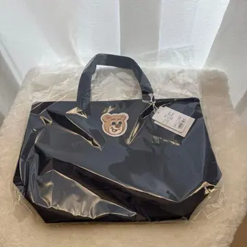 [ 미사용 새상품 ] FEILER 올드 테디 와펜 토트백 네이비 스몰