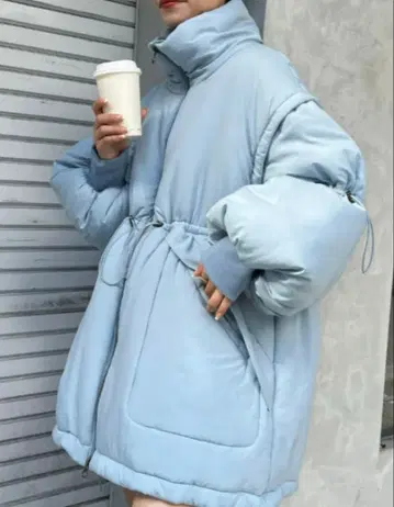 차오패닉 티피 드로스트 개더 멀티 웨이 스탠드 다운 자켓