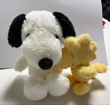 스누피 우드스탁 봉제 인형 세트