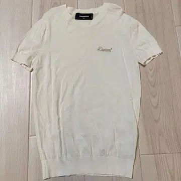 DSQUARED2 반팔 니트 XS 크림