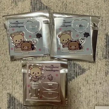 리락쿠마 미니 아크릴 스탠드 3종 세트