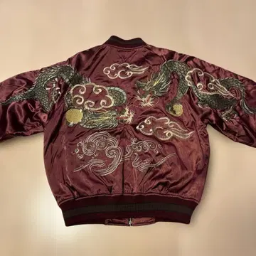 중고 별 스카잔 크림슨 컬러 프리 사이즈 일본제