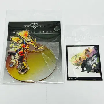 킹덤하츠 아크릴 스탠드 스티커 2종 세트