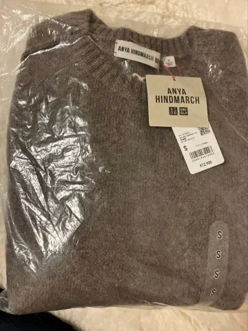 미사용품 ANYA HINDMARCH 캐시미어 니트 스웨터 S