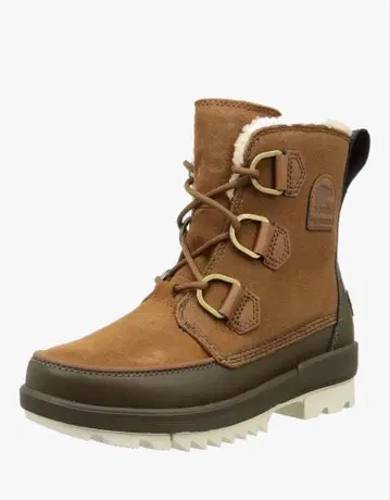 SOREL 브라운 하이컷 스노우 부츠