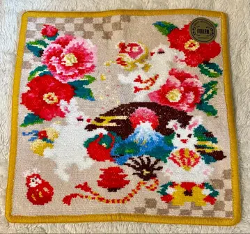 새상품 FEILER 토끼 패턴 손수건