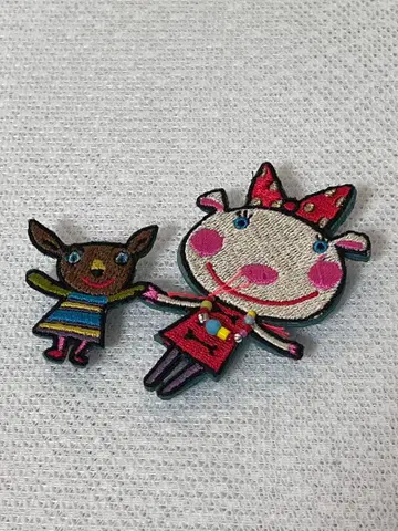 [ 알베로베로 ] 캐릭터 자수 브로치 세트