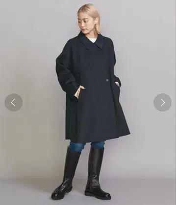 BEAUTY&YOUTH 리버 판초 코트 S