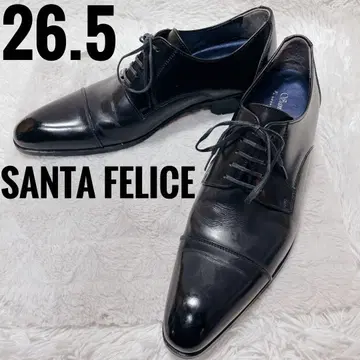 산타페 리체 비즈니스 슈즈 블랙 남성용 리얼 가죽 포멀