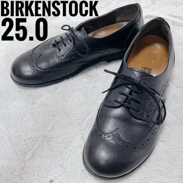 버켄스탁 라라미 로 비즈니스 슈즈 윙팁 로퍼