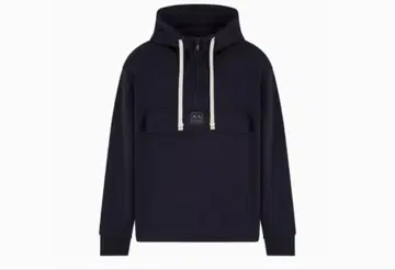 AX 로고 하프 지퍼 후디드 맨투맨 풀오버