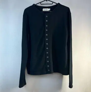 [ BEAMS BOY ] 링 도트 가디건 23SS BLACK