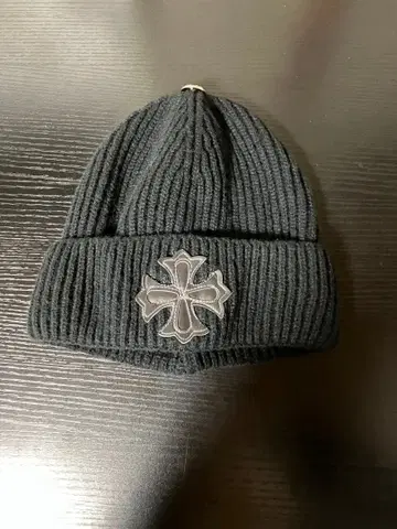 크로스 니트 비니 니트 모자